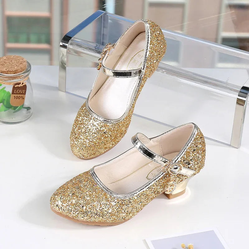 Sequin Designer Shoes High Heel