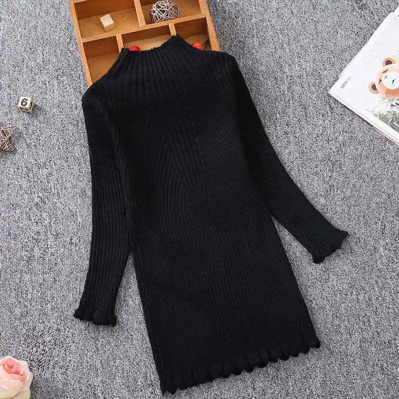 Girls Knitted Sweater Dress